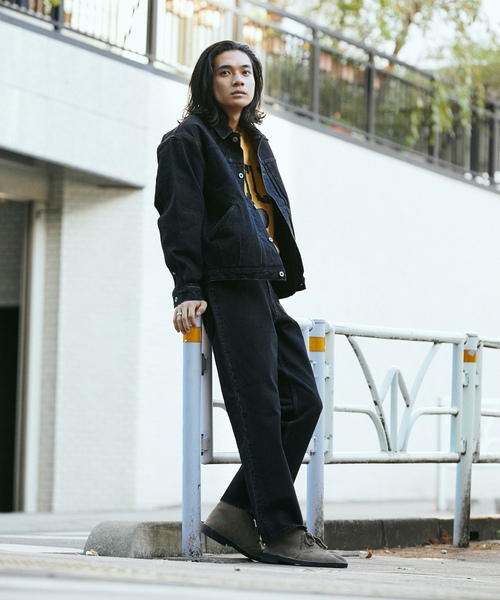 「JOURNAL STANDARD」 デニムパンツ SMALL ブラック メンズの画像