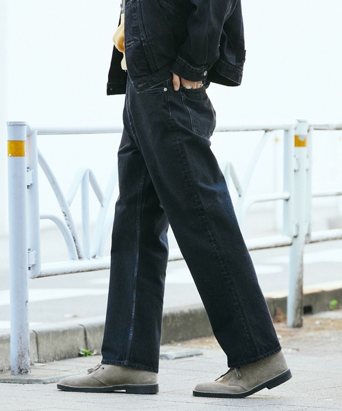 「JOURNAL STANDARD」 デニムパンツ SMALL ブラック メンズの画像