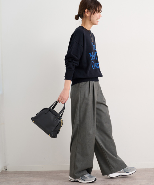 「JOURNAL STANDARD relume」 スラックス 36 チャコールグレー レディース_画像7