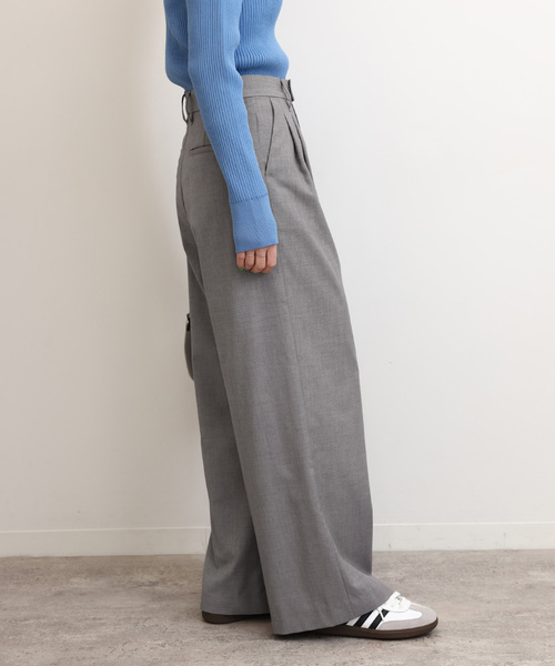 「JOURNAL STANDARD relume」 スラックス 36 チャコールグレー レディース_画像8