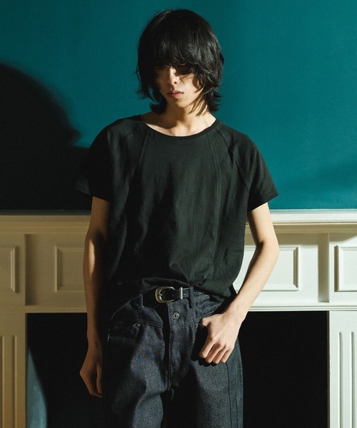 トップス Soor Ploom Raglan Mock Tee 2y Camphor wood tシャツ RAGLAN SEAM SLUB JUST TEE / ラグランシーム