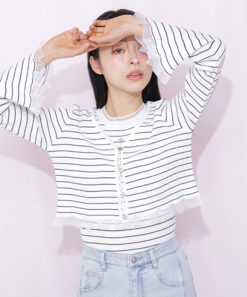 JILLSTUART - 【新品】JILLSTUART セーター ベージュショート丈 JILL by JILL STUART（ジルバイジルスチュアート） ニット セーター