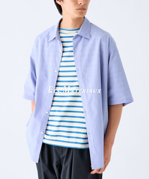 Ets.MATERIAUX（マテリオ） シャツ フレンチ ワークシャツ メンズ