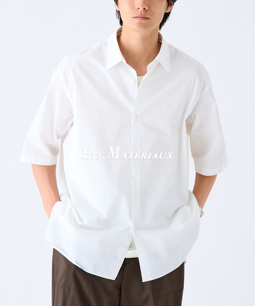 Ets.MATERIAUX（マテリオ） シャツ フレンチ ワークシャツ メンズ