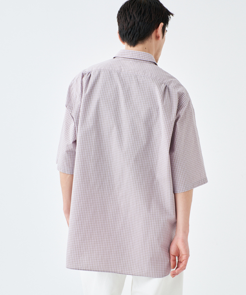 Ets.MATERIAUX（マテリオ） シャツ 半袖 フレンチ ワークシャツ メンズ