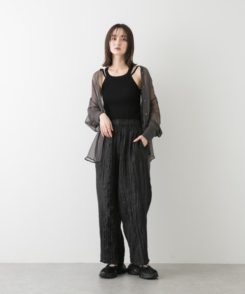 「SENSE OF PLACE by URBAN RESEARCH」 イージーパンツ ONE モカ レディース_画像6