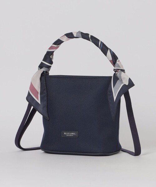 スカーフ付きミニショルダーバック　　　　☆新品☆ブルーレーベル BLUE LABEL CRESTBRIDGE（ブルーレーベルクレストブリッジ