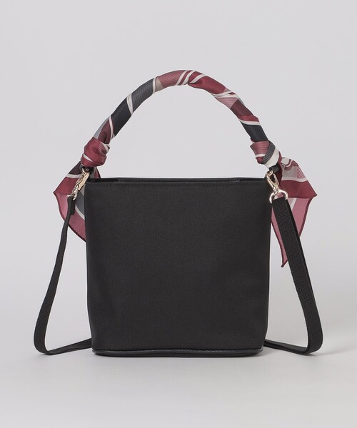 スカーフ付きミニショルダーバック　　　　☆新品☆ブルーレーベル BLUE LABEL CRESTBRIDGE（ブルーレーベルクレストブリッジ