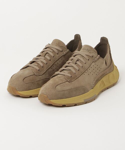 「Clarks」 ローカットスニーカー UK10 カーキ メンズ_画像9