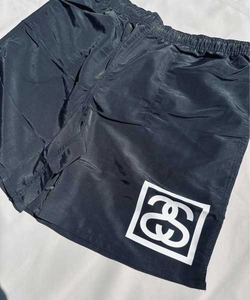 「ONE DAY KMC 」 「STUSSY」ハーフパンツ LARGE ライム メンズ_画像5