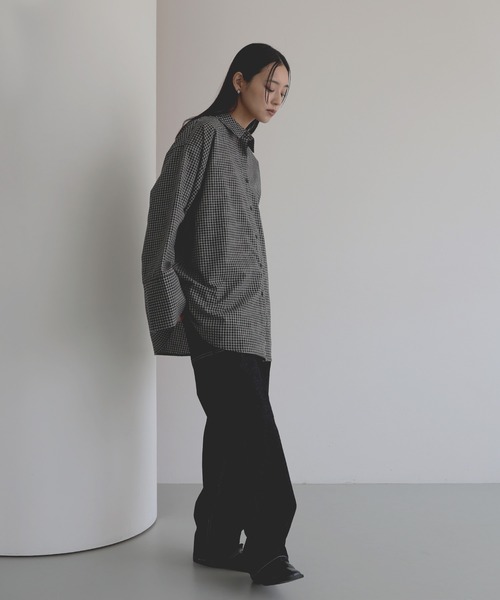 「hellam」 長袖シャツ FREE アイボリー レディース_画像6