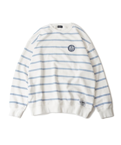 「Subciety」 スウェットカットソー - オリーブ メンズ_画像3