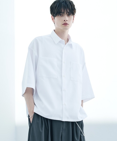 「ASTRONOMY」 半袖シャツ M チャコール メンズ_画像5