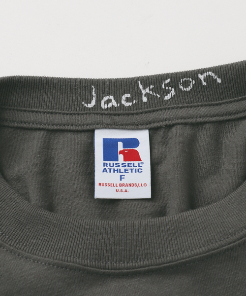 JACKSON MATISSE（ジャクソンマティス） tシャツ 半袖 別注「RUSSELL
