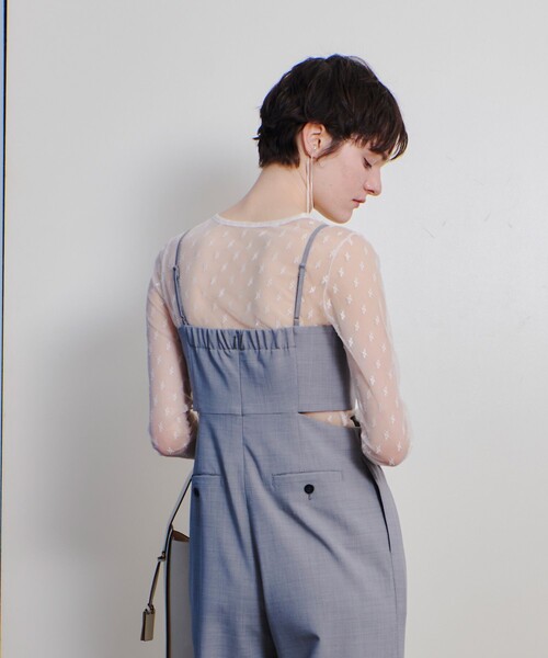 「allureville」 長袖カットソー 2 オフホワイト レディース_画像4