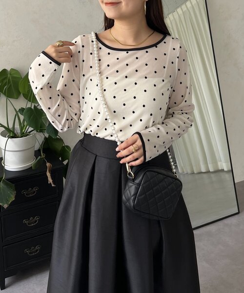 「prose verse」 長袖カットソー LARGE ブラック レディース_画像6