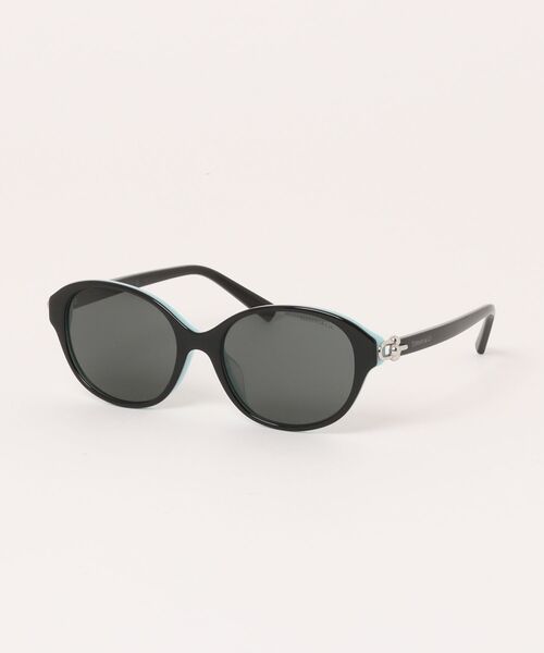【極美品】ティファニー　TF4263D ラウンドサングラス 黒 ゴールド金具 TIFFANY&Co.（ティファニー） サングラス 「ティファニー/TIFFANY＆Co