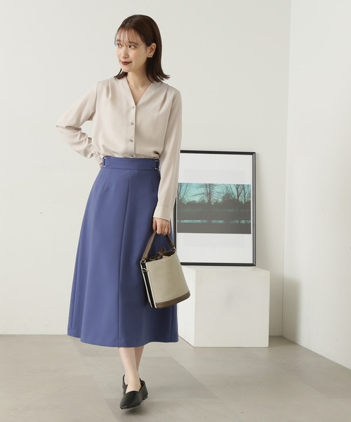 「N.(N. Natural Beauty Basic)」 長袖シャツ MEDIUM ホワイト レディース_画像4