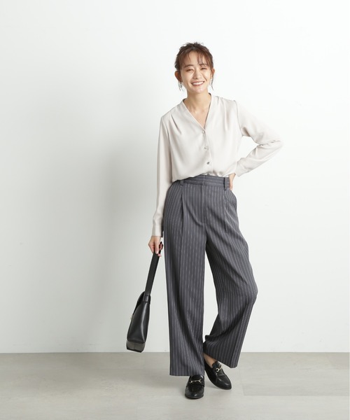 「N.(N. Natural Beauty Basic)」 長袖シャツ MEDIUM ホワイト レディース_画像7