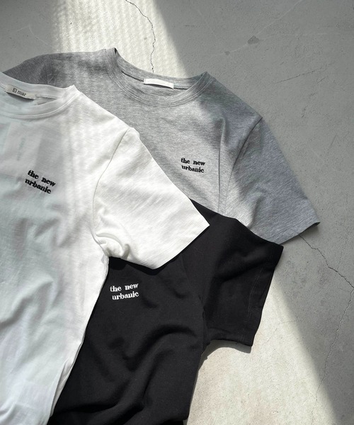 「CANAL JEAN」 半袖Tシャツ ONE SIZE ホワイト レディース_画像4