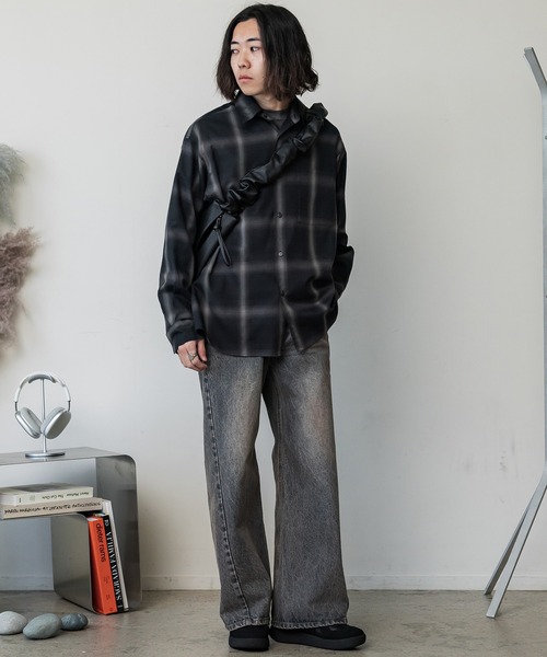 WYM LIDNM 「WYM LIDNM」 デニムパンツ S グレー メンズ : ZOZOTOWN