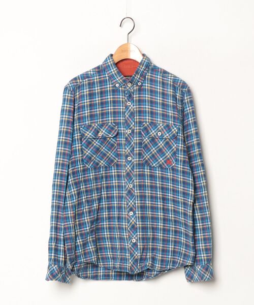 美品 BURBERRY BLACK LABEL 長袖カットソー チェック柄 BURBERRY BLACK LABEL（バーバリーブラックレーベル） チェック柄長袖
