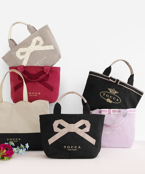 「TOCCA」 トートバッグ F ブラック レディース_画像3