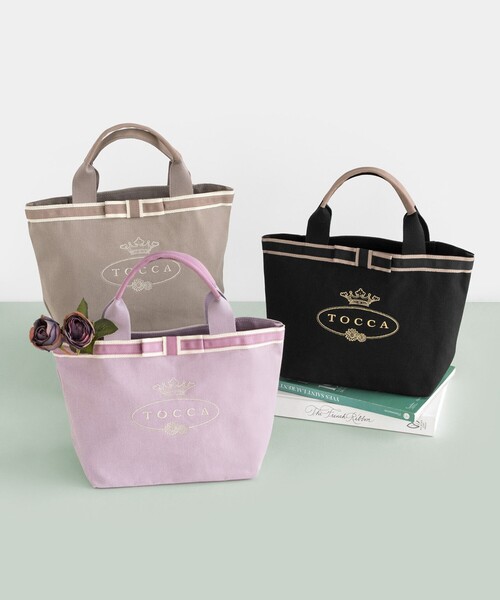 「TOCCA」 トートバッグ F ブラック レディース_画像4