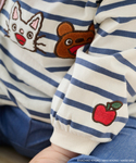 ベビー 「ノンタン」アップリケ長袖Tシャツの詳細画像2