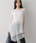 ワンピース レースチュニックドレスの詳細画像1
