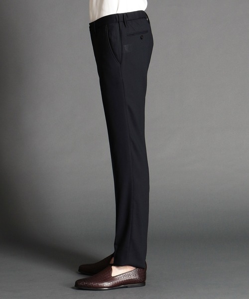 MONSIEUR NICOLE スラックス EVALETカラミストレッチスラックス