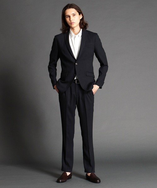 MONSIEUR NICOLE スラックス EVALETカラミストレッチスラックス