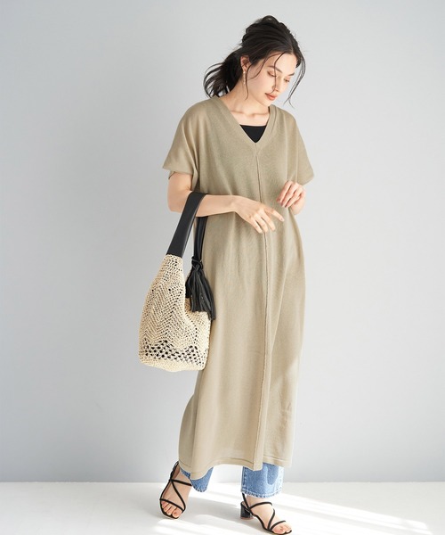 とした ワンピース シアーVネックチュニックワンピース ZOZOTOWN PayPayモール店 - 通販 - PayPayモール がおすすめ