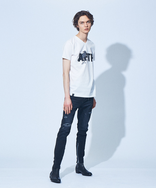 5351 POUR LES HOMMES tシャツ APTP 半袖 Vネック Tシャツ メンズ 