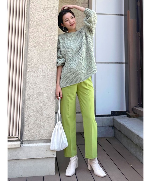 15%OFF ニット - 通販 - PayPayモール パッチワークケーブルニット ZOZOTOWN PayPayモール店 国産爆買い