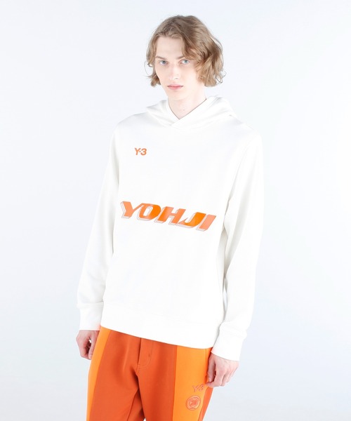 国内発送☆Y-3 ロゴ U グラフィック フーディー ユニセックス Y-3 パーカー U GRAPHIC HOODIE メンズ レディース : ZOZOTOWN