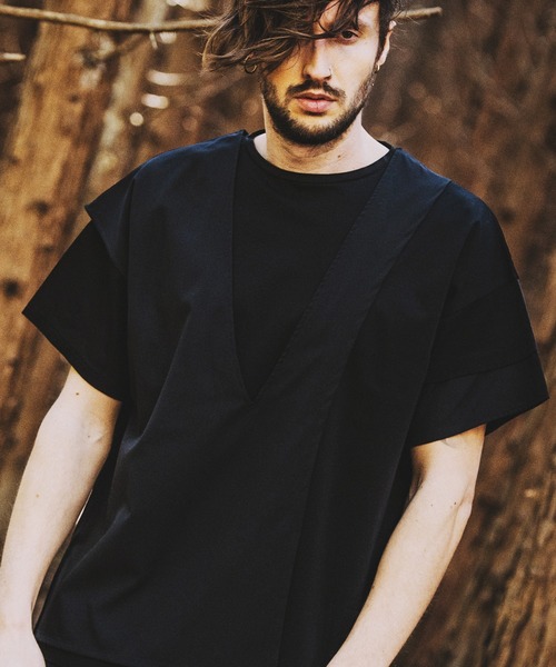 NO ID.（ノーアイディー） tシャツ 「NO ID.」Asymmetric Three