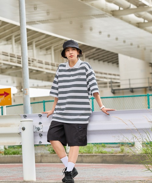 HECT ポロシャツ 「HECT」Big Multi Border S/S Tee / ビッグ