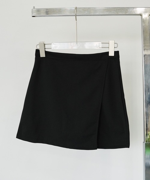 c.u.l スカート レイヤードスリットミニスカートパンツ culw425