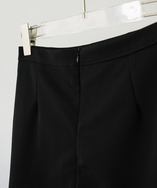 c.u.l スカート レイヤードスリットミニスカートパンツ culw425