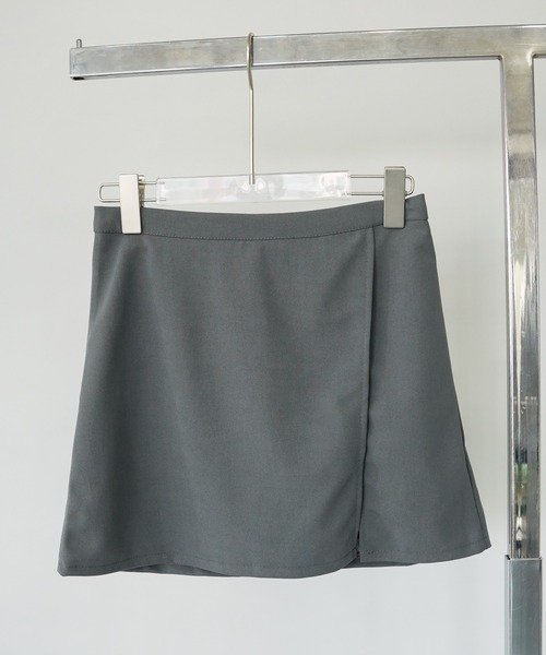 c.u.l スカート レイヤードスリットミニスカートパンツ culw425