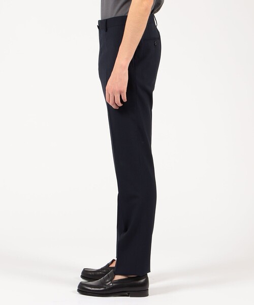 パンツ スラックス Super130sウール ノープリーツスリムスラックス Drago Swing Super130sウール ノープリーツスリムスラックス Drago