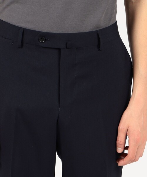 パンツ スラックス Super130sウール ノープリーツスリムスラックス Drago Swing Super130sウール ノープリーツスリムスラックス Drago