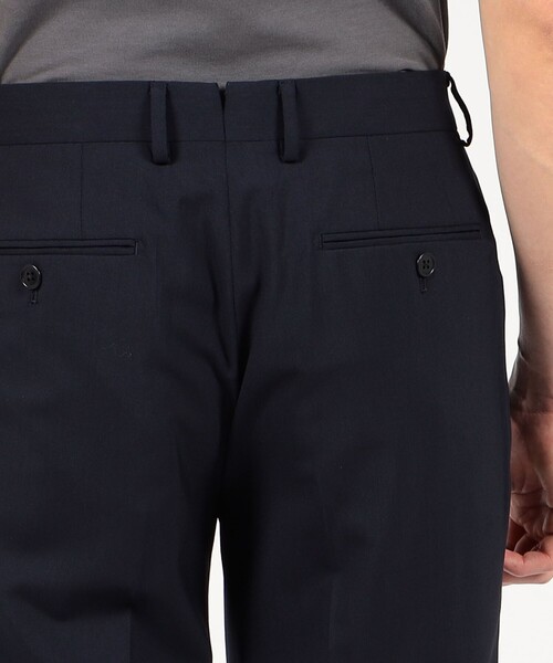 パンツ スラックス Super130sウール ノープリーツスリムスラックス Drago Swing Super130sウール ノープリーツスリムスラックス Drago