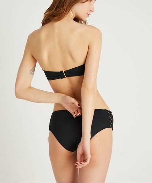 PR01. uvカット 水着 AMARI macreme bandeau bikini / マクラメ 