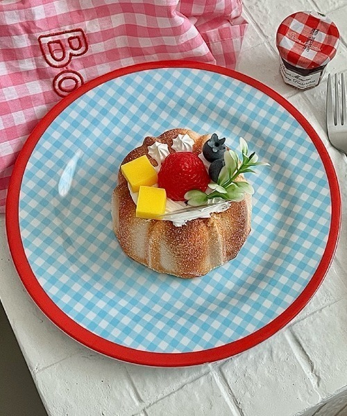 食器 レトロチェックデザインプレート | ブランド登録なし | 05