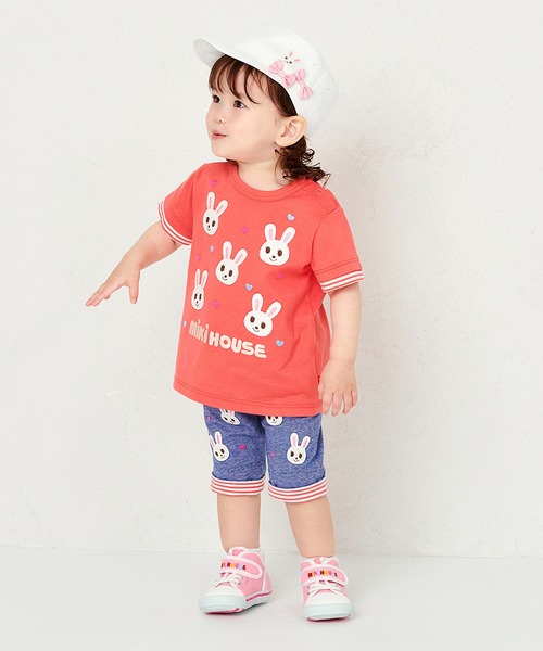 ミキハウス　うさこ　豪華　Tシャツ　100 女の子 綺麗 ミキハウス Tシャツ うさこ ワールドツワー 豪華ワッペン