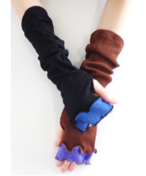 AVALON アームカバー バイカラーメローアームカバー レディース AVALON アームカバー バイカラーメローアームカバー レディース
