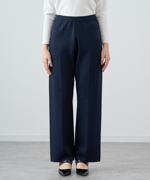 ANAYI（アナイ） パンツ レーヨンナイロンニット パンツ レディース