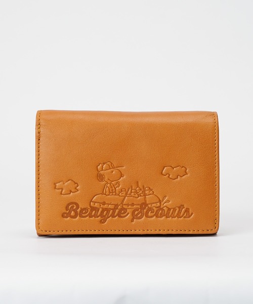 新品 Beagle Scouts スヌーピー 二つ折り財布 キャメル 73065 楽天市場】スヌーピー 財布 二つ折り 大人向け PEANUTS SNOOPY